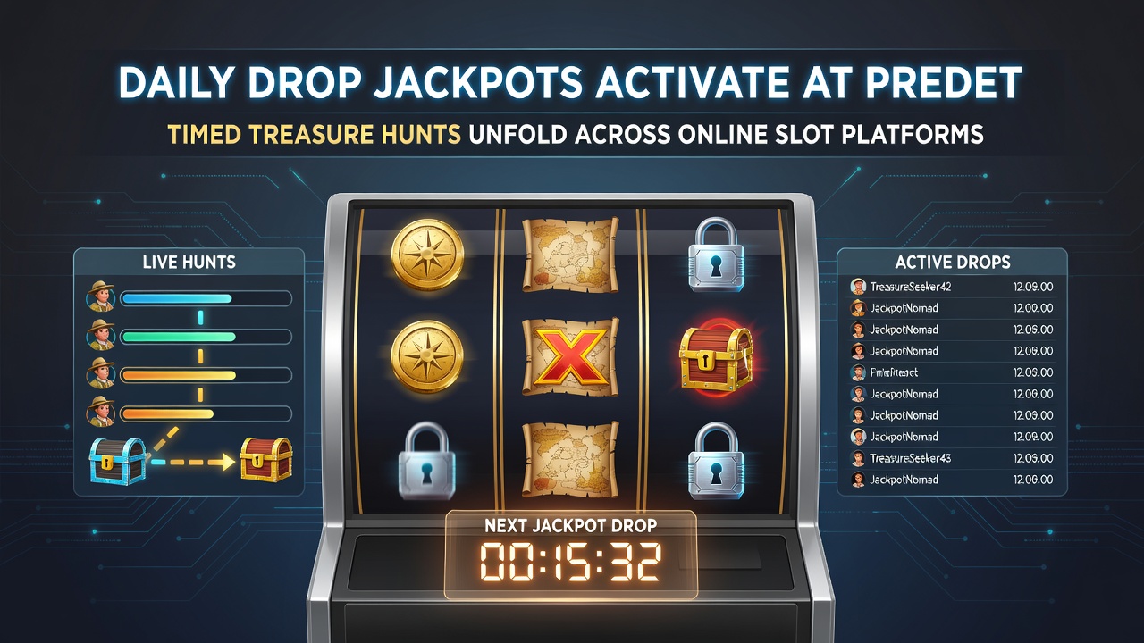Visualisierung von Preispool-Wachstum und Auslösungszyklen bei täglichen Drop-Jackpots